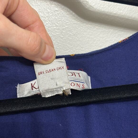 Vintage 90s Corduroy Pinafore Midi Dress - Size 10 - Picture 7 of 7